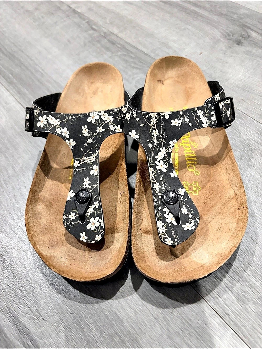 Papillio Arizona Birkenstock Floral Sandals EU 38